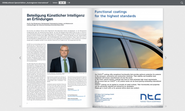Beteiligung Künstlicher Intelligenz an Erfindungen