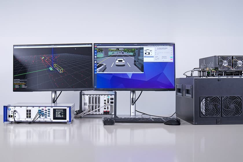 Direkte Einspeisung von Sensor-Rohdaten in Steuergeräte. ADAS- und AD-Funktionen reproduzierbar in kritischen Szenarien testen und validieren