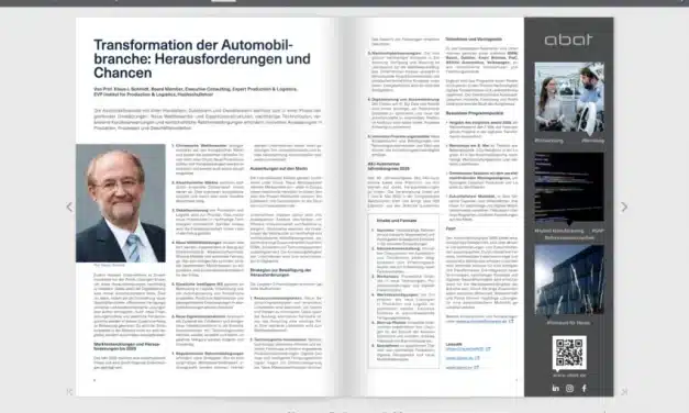 Transformation der Automobilbranche: Herausforderungen und Chancen