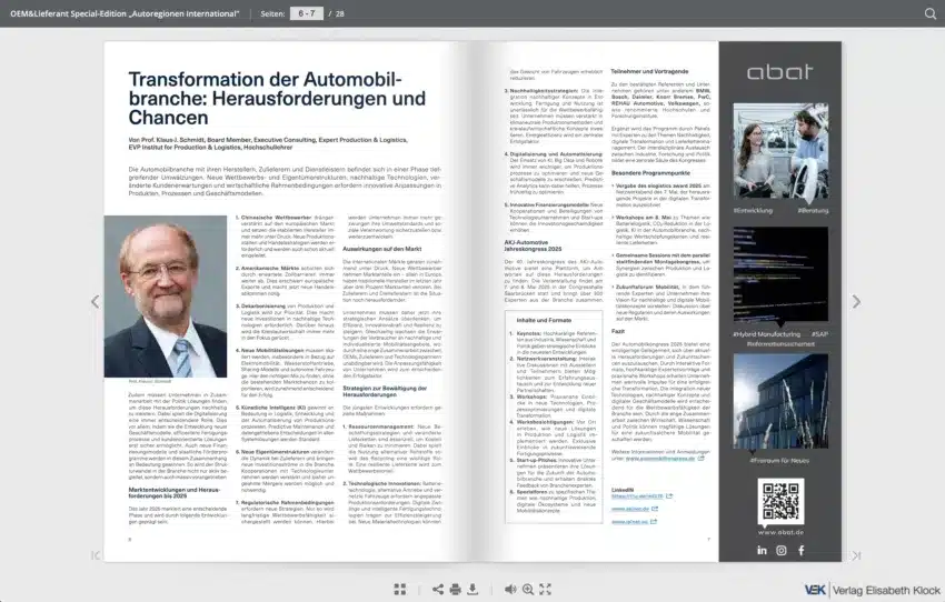 Transformation der Automobilbranche: Herausforderungen und Chancen