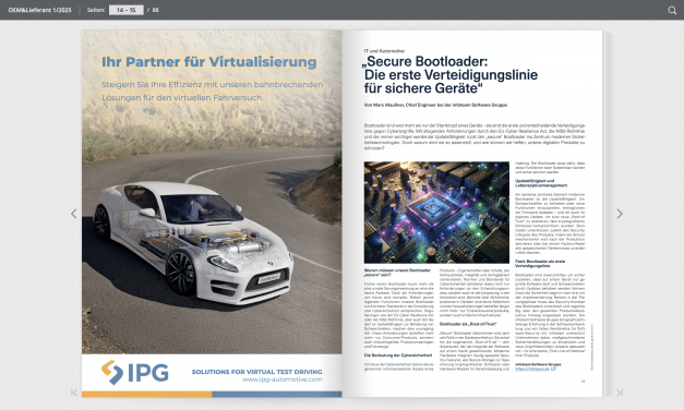 Beitrag aus OEM&Lieferant digital -1/2025 –  von Philipp Numberger, Produktmanager der VIN|ING-Familie bei Softing Automotive Electronics GmbH „Diagnose für die Hosentasche. Autarkes Diagnose-Interface mit integriertem Tester – flexibel, handlich, effizient“