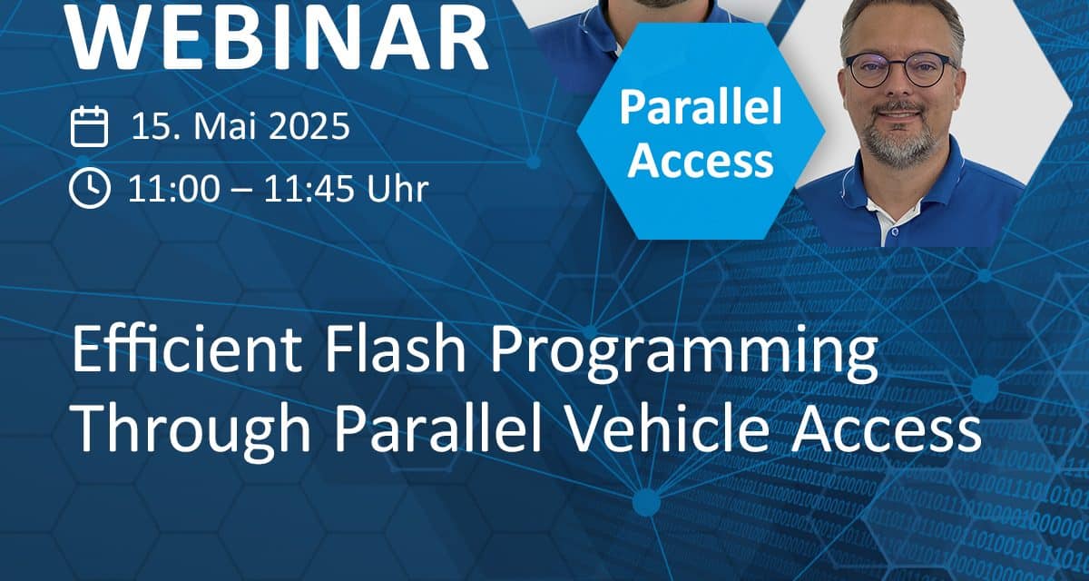 Efficient Flash Programming Through Parallel Vehicle Access