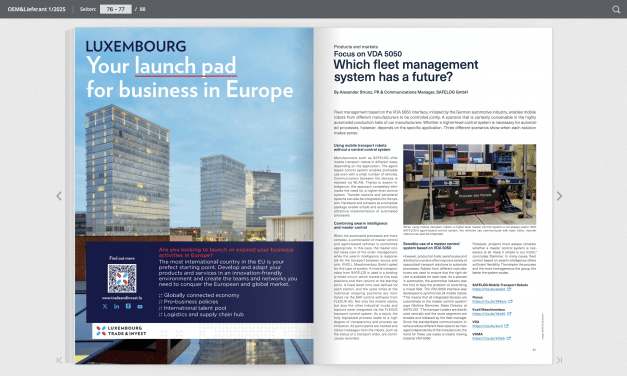 Focus on VDA 5050 Which fleet management system has a future?