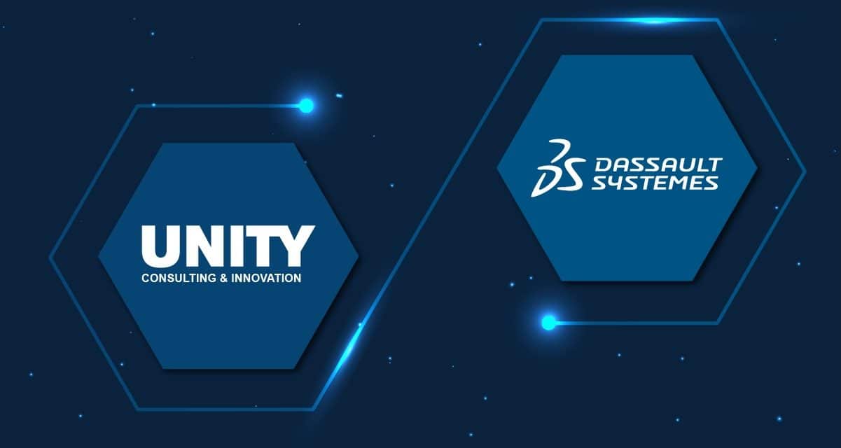Produkte durchgängig digital entwickeln.  UNITY schließt Partnerschaft mit Dassault Systèmes