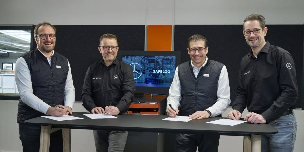 Optimized production processes  SAFELOG expands cooperation with car manufacturer Mercedes-Benz
