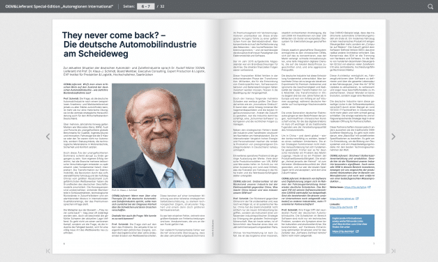 Lesetipp: They never come back? – Die deutsche Automobilindustrie am Scheideweg