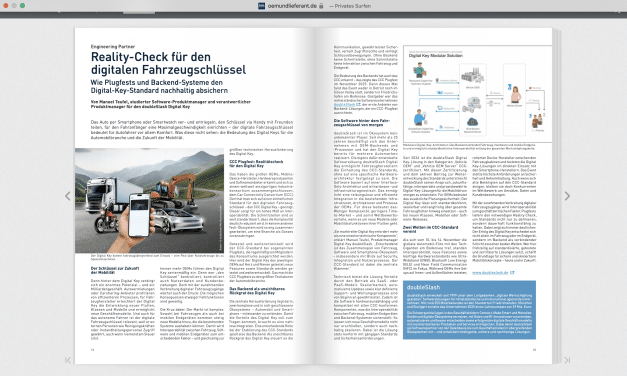 Reality-Check für den digitalen Fahrzeugschlüssel Wie Plugfests und Backend-Systeme den Digital-Key-Standard nachhaltig absichern